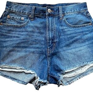 Aeropostale Blue Jean Shorts Distressed Cut-Offs